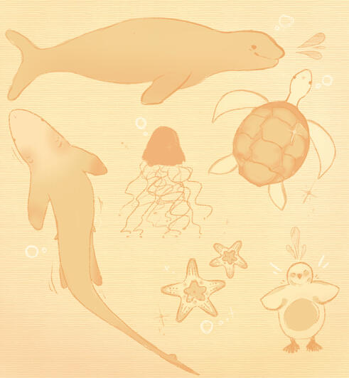 Expressive Aquatic Life